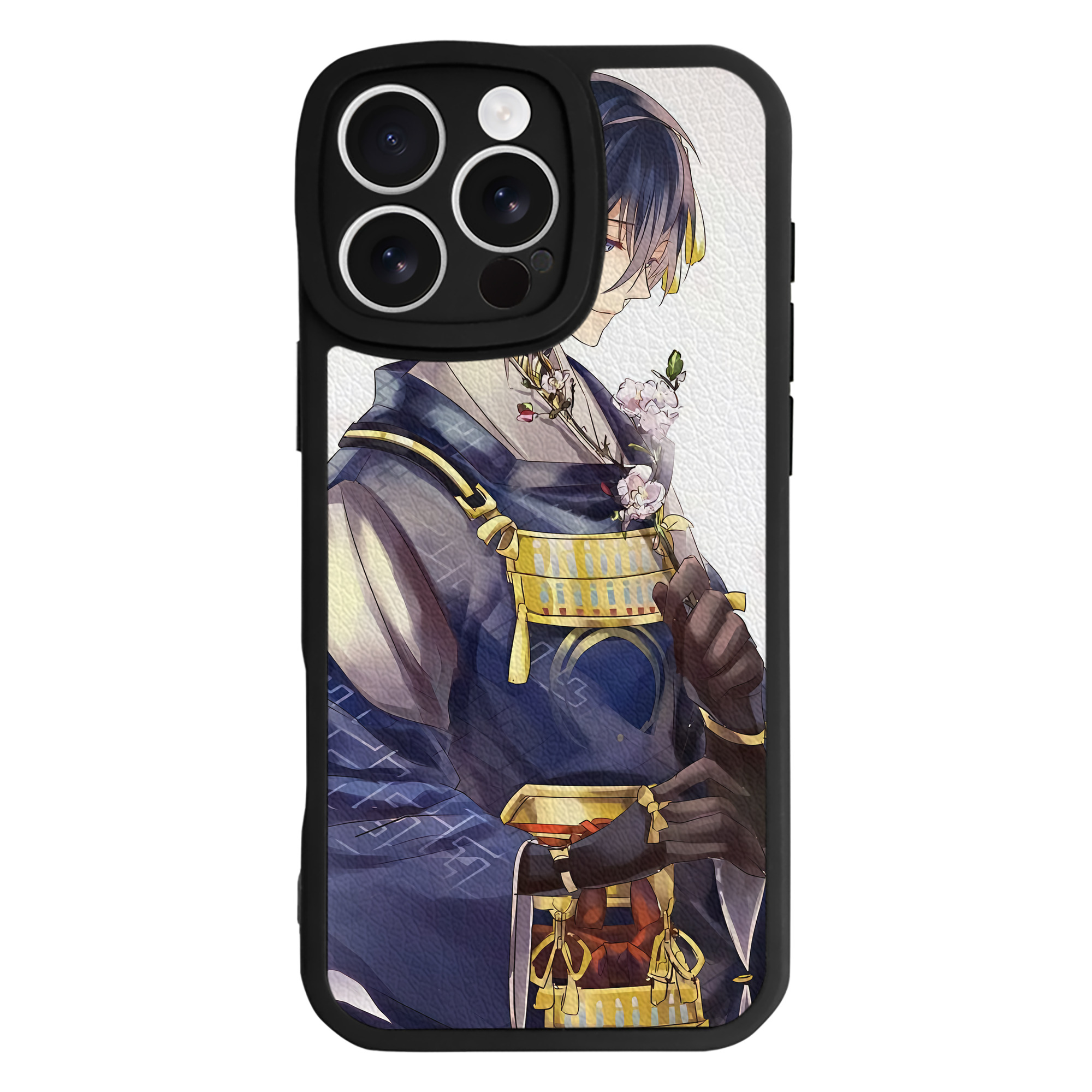 （画像用） 刀剣乱舞 Touken Ranbu 【iPhone 16シリーズ対応】シリコンスマホケース（レザー調） 材質：シリコン